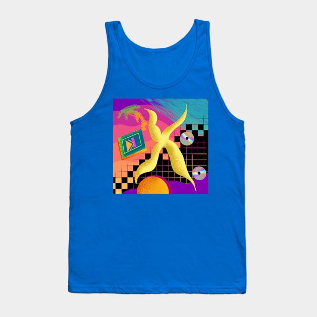 Vaporwave Aesthetic Tank Top by EdinaImagery